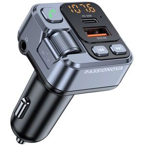 AIONÉA C Transmetteur FM bluetooth 51 FM de voiture 30W 2.4A Type C charge rapide et port USB adaptateur bluetooth voiture chargeur - Publicité AIONÉA C Transmetteur FM bluetooth 51 FM de voiture 30W 2.4A Type C charge rapide et port USB adaptateur bluetooth voiture chargeur - Publicité