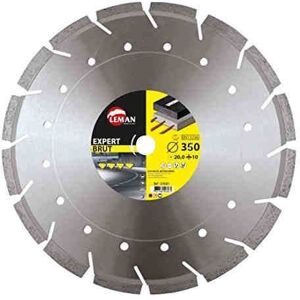Leman - Disque diamant segmenté - 350 x 20 x 10 mm - Disque diamant - Publicité Leman - Disque diamant segmenté - 350 x 20 x 10 mm - Disque diamant - Publicité
