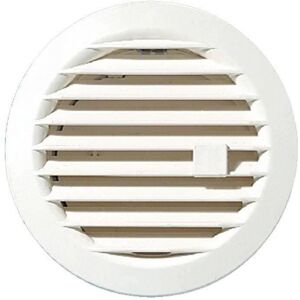 AUTOGYRE - Grille ventilation ronde réglable clip - Ø97 mm - blanc - PVC - pour gaines ou conduits rigides Blanc - Publicité AUTOGYRE - Grille ventilation ronde réglable clip - Ø97 mm - blanc - PVC - pour gaines ou conduits rigides Blanc - Publicité