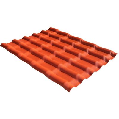 MCCOVER - Tegola Mini - Terracotta - 90x110 cm - Plaque de toiture PVC - Publicité MCCOVER - Tegola Mini - Terracotta - 90x110 cm - Plaque de toiture PVC - Publicité