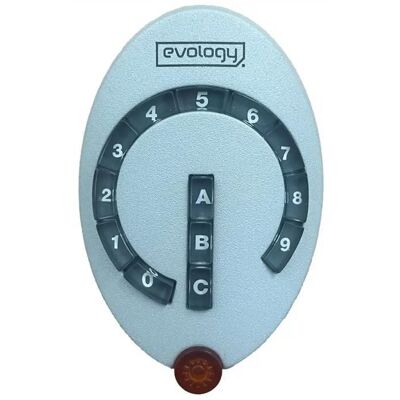 Clavier à codes EVOLOGY EVOKEY 1 pour portails et garages - Publicité Clavier à codes EVOLOGY EVOKEY 1 pour portails et garages - Publicité