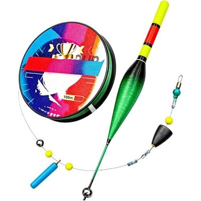 MIRELUXE TRADE Matériel de pêche prêt à lemploi avec flotteur automatique-Kit complet pour la pêche de nuit - Publicité MIRELUXE TRADE Matériel de pêche prêt à lemploi avec flotteur automatique-Kit complet pour la pêche de nuit - Publicité
