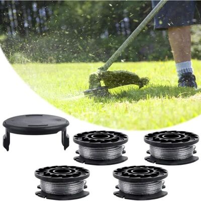 Lot de 4 Bobine Fil Pour BOSCH Bobine de Rechange en Nylon F016800569 Compatible avec Bosch Φ160 mm 49 m Noir - Publicité Lot de 4 Bobine Fil Pour BOSCH Bobine de Rechange en Nylon F016800569 Compatible avec Bosch Φ160 mm 49 m Noir - Publicité