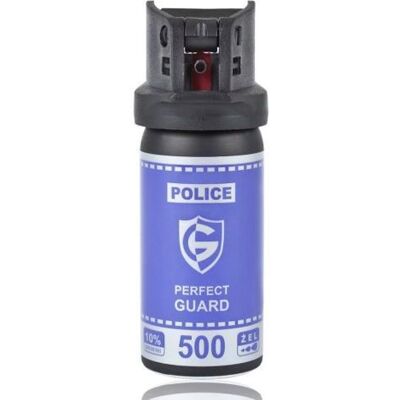 Gaz au poivre Police Perfect Guard - 40 ml Gel - Publicité Gaz au poivre Police Perfect Guard - 40 ml Gel - Publicité