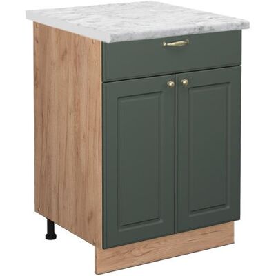 Armoire de cuisine Vicco Fame-Line - Vert doré, 60cm, avec tiroir - Publicité Armoire de cuisine Vicco Fame-Line - Vert doré, 60cm, avec tiroir - Publicité