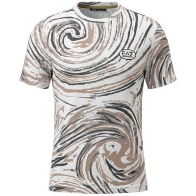 Tee-shirt EA7 Emporio Armani TEE SHIRT EA7 Beige - Publicité Tee-shirt EA7 Emporio Armani TEE SHIRT EA7 Beige - Publicité