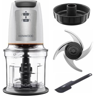 Mini-hachoir - KENWOOD - CHP61.100WH - 500 W - 08 L - 4 lames en acier inoxydable - Blanc Blanc - Publicité Mini-hachoir - KENWOOD - CHP61.100WH - 500 W - 08 L - 4 lames en acier inoxydable - Blanc Blanc - Publicité