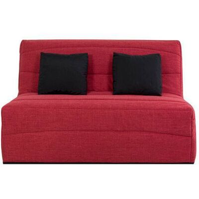 Banquette convertible BZ ESTEBAN - RELAXIMA - couchage 140 x 190 cape framboise Rose - Publicité Banquette convertible BZ ESTEBAN - RELAXIMA - couchage 140 x 190 cape framboise Rose - Publicité