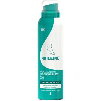 Spray Pieds & Chaussures Akileine - Neutralisant d'odeurs & Fraîcheur - Publicité Spray Pieds & Chaussures Akileine - Neutralisant d'odeurs & Fraîcheur - Publicité