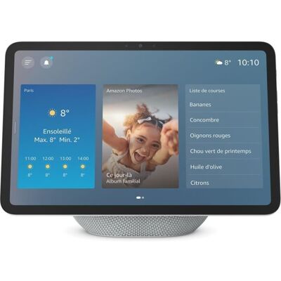 Écran connecté - AMAZON - Echo Show 11 - Ecran tactile Full HD 1195” - Caméra 13 mégapixels - Wi-Fi - Blanc Glacier Blanc - Publicité Écran connecté - AMAZON - Echo Show 11 - Ecran tactile Full HD 1195” - Caméra 13 mégapixels - Wi-Fi - Blanc Glacier Blanc - Publicité