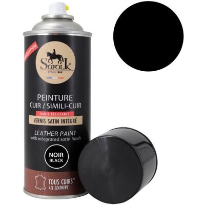 Sofolk - Aerosol 400ml - Noir - Spray de peinture cuir - Publicité Sofolk - Aerosol 400ml - Noir - Spray de peinture cuir - Publicité