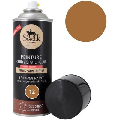 Sofolk - Leather Paint Spray - 400ml - Marron clair - Leather paint spray - Publicité Sofolk - Leather Paint Spray - 400ml - Marron clair - Leather paint spray - Publicité