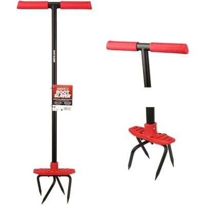 Venteo RootSlayer Griffe de Jardin Rotative avec Tête Orientable Outil de Jardinage Ergonomique et Robuste Noir - Publicité Venteo RootSlayer Griffe de Jardin Rotative avec Tête Orientable Outil de Jardinage Ergonomique et Robuste Noir - Publicité