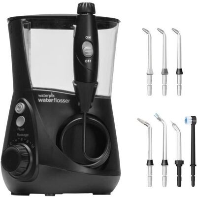 Hydropulseur - Waterpik - WP-662 - Noir - Adulte - Mixte Noir - Publicité Hydropulseur - Waterpik - WP-662 - Noir - Adulte - Mixte Noir - Publicité