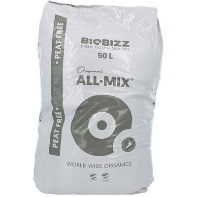 Terreau ALL.MIX en sac de 50 litres - BIOBIZZ - Sans tourbe - Publicité Terreau ALL.MIX en sac de 50 litres - BIOBIZZ - Sans tourbe - Publicité