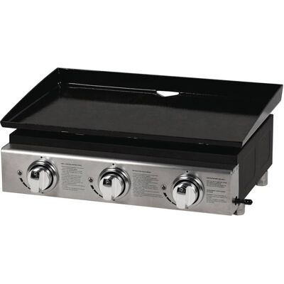 HABITAT ET JARDIN Plancha Presto 3 - 3 Brûleurs - 7.5kW - Gris Gris - Publicité HABITAT ET JARDIN Plancha Presto 3 - 3 Brûleurs - 7.5kW - Gris Gris - Publicité