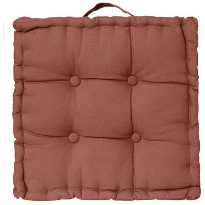 Atmosphera - Coussin de sol - 40 x 40 cm - Terracotta Marron - Publicité Atmosphera - Coussin de sol - 40 x 40 cm - Terracotta Marron - Publicité