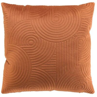 Housse de Coussin en Velours Circles 40x40cm Terracotta Orange - Publicité Housse de Coussin en Velours Circles 40x40cm Terracotta Orange - Publicité