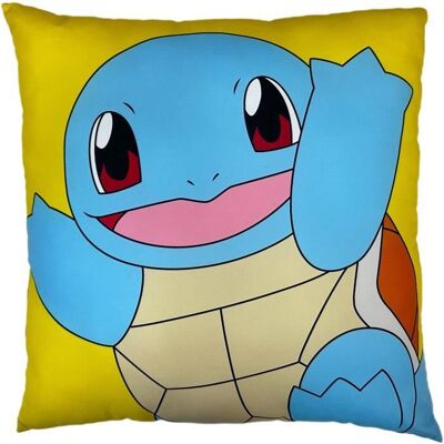 Coussin double face - Carré - POKEMON - Pikachu et Carapuce - Microfibre - 40 x 40 cm - Publicité Coussin double face - Carré - POKEMON - Pikachu et Carapuce - Microfibre - 40 x 40 cm - Publicité