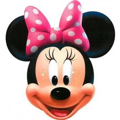 Disney MASQUE MINNIE CARTON Rose - Publicité Disney MASQUE MINNIE CARTON Rose - Publicité