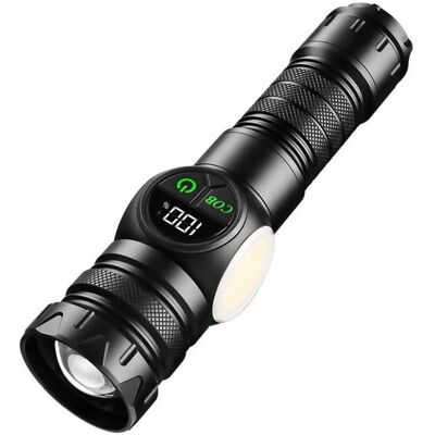 Generic Lampe Torche LED Ultra Puissante Rechargeable 1000000 Lumens Lampe Torche Aimantée Avec Affichage LCD De La Puis PEIGNE - DEMELOIR - Publicité Generic Lampe Torche LED Ultra Puissante Rechargeable 1000000 Lumens Lampe Torche Aimantée Avec Affichage LCD De La Puis PEIGNE - DEMELOIR - Publicité