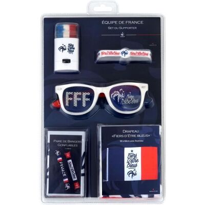 FFF Set Supporter 2019 Bleu - Publicité FFF Set Supporter 2019 Bleu - Publicité