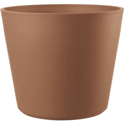 DEROMA Pot de fleurs Origin - 575 x 48 cm - 85 L - A roulettes - Terre cuite Marron - Publicité DEROMA Pot de fleurs Origin - 575 x 48 cm - 85 L - A roulettes - Terre cuite Marron - Publicité