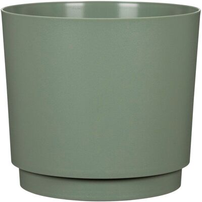 Pot de fleurs rond - DEROMA - 236 - 13 L - Ø 29 cm - Vert Vert - Publicité Pot de fleurs rond - DEROMA - 236 - 13 L - Ø 29 cm - Vert Vert - Publicité
