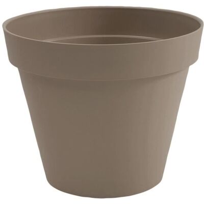 Eda Plastiques Pot Toscane - 25x20.6cm - 6l - Taupe - Pot de plante - Publicité Eda Plastiques Pot Toscane - 25x20.6cm - 6l - Taupe - Pot de plante - Publicité