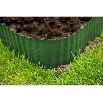 Bordure gazon polyéthylène verte H15 cm x 9 m - NATURE Vert - Publicité Bordure gazon polyéthylène verte H15 cm x 9 m - NATURE Vert - Publicité