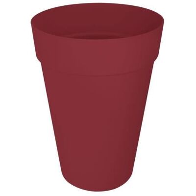 Elho Loft Urban Rond - Rouge - Ø 42 x H 56 cm - Pot de fleur - Extérieur - Recyclé - Publicité Elho Loft Urban Rond - Rouge - Ø 42 x H 56 cm - Pot de fleur - Extérieur - Recyclé - Publicité