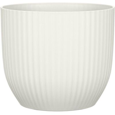 Pot de fleurs rond - DEROMA - 231 - 10 L - Ø 27 cm - Blanc Blanc - Publicité Pot de fleurs rond - DEROMA - 231 - 10 L - Ø 27 cm - Blanc Blanc - Publicité
