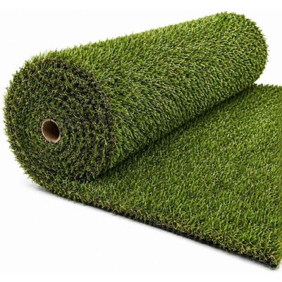 Gazon synthétique 18 mm 1x10 m rouleau 10 m² pour balcon terrasse jardin - TERRE JARDIN - Publicité Gazon synthétique 18 mm 1x10 m rouleau 10 m² pour balcon terrasse jardin - TERRE JARDIN - Publicité