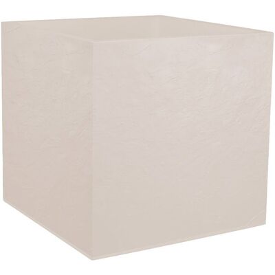 Pot de fleurs Carré 40 cm - EDA - Volcania - 31 L - Intérieur/Extérieur - Décor Pierre - 395 x 395 x H. 435 cm - Beige Calcaire Beige - Publicité Pot de fleurs Carré 40 cm - EDA - Volcania - 31 L - Intérieur/Extérieur - Décor Pierre - 395 x 395 x H. 435 cm - Beige Calcaire Beige - Publicité