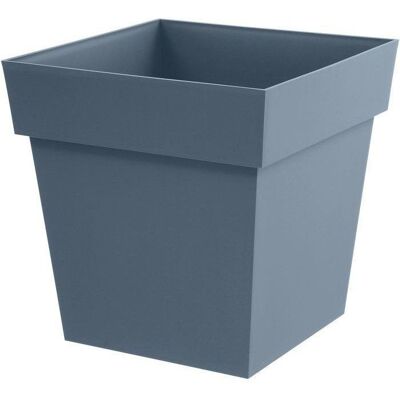 Pot de fleur carré - Toscane - EDA - 39 x 39 x H. 39 cm - Intérieur / Extérieur - 38L - Bleu Jean Bleu - Publicité Pot de fleur carré - Toscane - EDA - 39 x 39 x H. 39 cm - Intérieur / Extérieur - 38L - Bleu Jean Bleu - Publicité