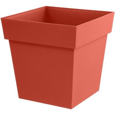 ALEPPO HOME Pot de fleur carré - Toscane - EDA - 39 x 39 x H. 39 cm - Intérieur / Extérieur - 38L - Orange Terre Battue Orange - Publicité ALEPPO HOME Pot de fleur carré - Toscane - EDA - 39 x 39 x H. 39 cm - Intérieur / Extérieur - 38L - Orange Terre Battue Orange - Publicité