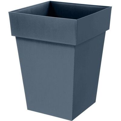 Pot de fleur mi-haut carré - Toscane - EDA - 39 x 39 x H. 53 cm - Intérieur / Extérieur - 51 L - Bleu Jean Bleu - Publicité Pot de fleur mi-haut carré - Toscane - EDA - 39 x 39 x H. 53 cm - Intérieur / Extérieur - 51 L - Bleu Jean Bleu - Publicité