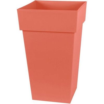 Pot de fleurs haut carré - Toscane - EDA - 39 x 39 x H. 65 cm - Intérieur / Extérieur - 62 L - Orange Terre Battue Orange - Publicité Pot de fleurs haut carré - Toscane - EDA - 39 x 39 x H. 65 cm - Intérieur / Extérieur - 62 L - Orange Terre Battue Orange - Publicité