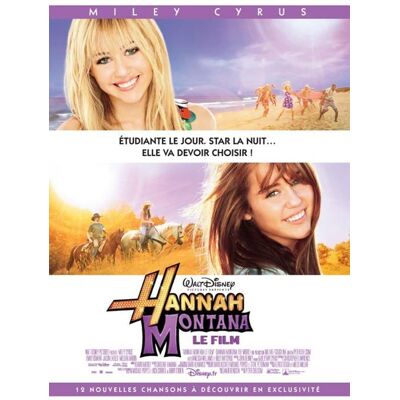 Affiche Originale de Cinéma - HANNAH MONTANA - Miley Cyrus - 116x158cm - Publicité Affiche Originale de Cinéma - HANNAH MONTANA - Miley Cyrus - 116x158cm - Publicité
