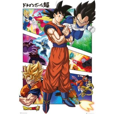 GB EYE P.Derive DRAGON BALL SUPER - Panels - Poster 61x91.5cm Orange - Publicité GB EYE P.Derive DRAGON BALL SUPER - Panels - Poster 61x91.5cm Orange - Publicité