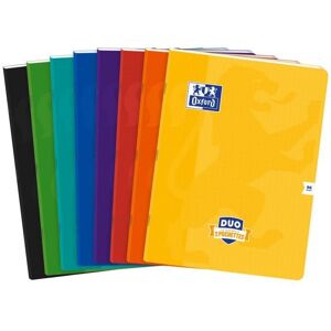 Cahier - OXFORD - Duo - 96 pages - Grands carreaux - 24 x 32 cm - Publicité Cahier - OXFORD - Duo - 96 pages - Grands carreaux - 24 x 32 cm - Publicité