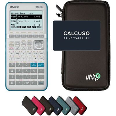 Calculatrice graphique - CASIO - Graph 35+E II - Python - 60 Ko mémoire - Étui WYNGS inclus Noir - Publicité Calculatrice graphique - CASIO - Graph 35+E II - Python - 60 Ko mémoire - Étui WYNGS inclus Noir - Publicité