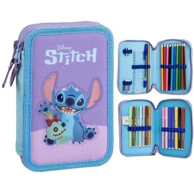 Trousse double Cerda Disney Stitch Bleu - Publicité Trousse double Cerda Disney Stitch Bleu - Publicité