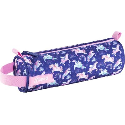 Trousse Scolaire - Maped - Licorne - 22 5 x 7 5 cm - Motifs Arc-en-Ciel - Tissu Résistant Violet - Publicité Trousse Scolaire - Maped - Licorne - 22 5 x 7 5 cm - Motifs Arc-en-Ciel - Tissu Résistant Violet - Publicité