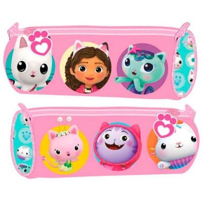 Trousse ronde - DISNEY - La maison magique de Gabby - Rose - Polyester - 22 x 8 cm Rose - Publicité Trousse ronde - DISNEY - La maison magique de Gabby - Rose - Polyester - 22 x 8 cm Rose - Publicité