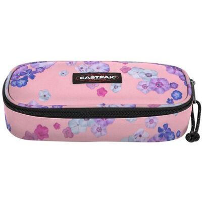 Trousse Eastpak Oval Single - Fleur rose Rose - Publicité Trousse Eastpak Oval Single - Fleur rose Rose - Publicité