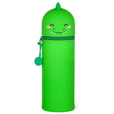 LEGAMI - Trousse Ecole 2 en1 en Silicone Souple - Kawaii Porte-Plume Fermeture Eclair en Silicone Pochette de Stylo Crayons Vert - Publicité LEGAMI - Trousse Ecole 2 en1 en Silicone Souple - Kawaii Porte-Plume Fermeture Eclair en Silicone Pochette de Stylo Crayons Vert - Publicité