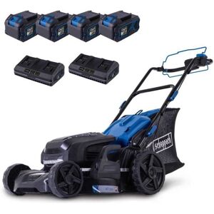 Tondeuse sans fil BC-MP470-X SET XL2x2 - coupe 73 cm - SCHEPPACH 20V IXES - avec batterie et chargeur Noir - Publicité Tondeuse sans fil BC-MP470-X SET XL2x2 - coupe 73 cm - SCHEPPACH 20V IXES - avec batterie et chargeur Noir - Publicité