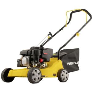 Tondeuse à gazon thermique - POWERPLUS - POWEG60219 - 390 mm Ø - 132 cc - Sans fil - Avec ramassage et éjection arrière Jaune - Publicité Tondeuse à gazon thermique - POWERPLUS - POWEG60219 - 390 mm Ø - 132 cc - Sans fil - Avec ramassage et éjection arrière Jaune - Publicité