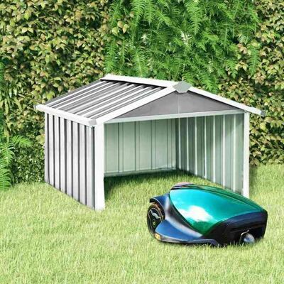 vidaXL Abri pour Robot de Jardin Abri pour Tondeuse à Gazon Robotisée Rangement dOutils Hangar Arrière-cour 92x97x63 cm 150908 Gris - Publicité vidaXL Abri pour Robot de Jardin Abri pour Tondeuse à Gazon Robotisée Rangement dOutils Hangar Arrière-cour 92x97x63 cm 150908 Gris - Publicité